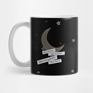 Aesthetic, love, quote, soft aesthetic, moon, vintage, retro, cottagecore, cute, gift, gift ideas, romantic, stars Mug